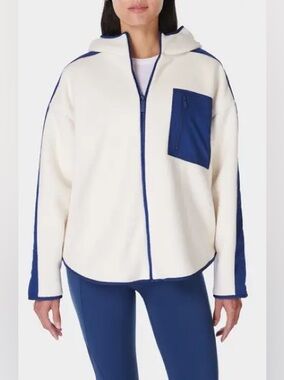 NWT Sweaty Betty Roam Borg Zip Up Jacket